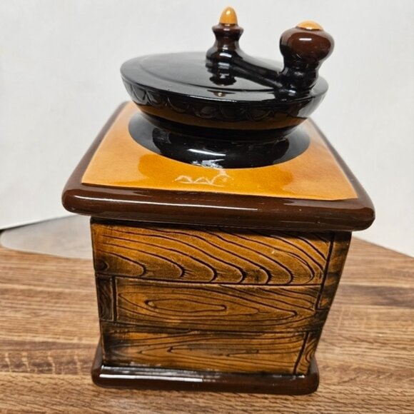 Vintage Giftcraft Ceramic Coffee Mill Cookie Jar - Picture 3 of 5